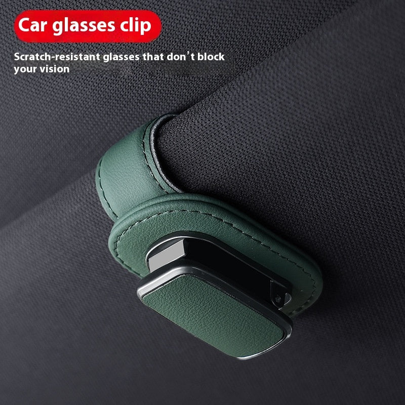 Leather Car Accessories Car Glasses Frame